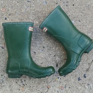 Hunter Green Rainboots